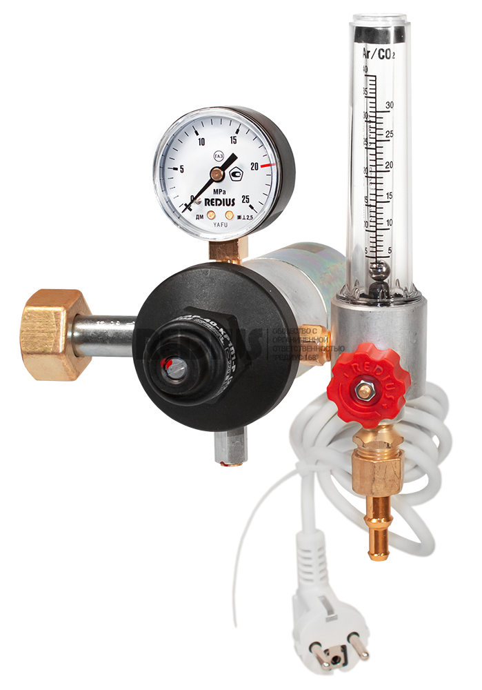 Регулятор расхода газа с ротаметром У-30/АР-40-КР1П1-Р (220В)